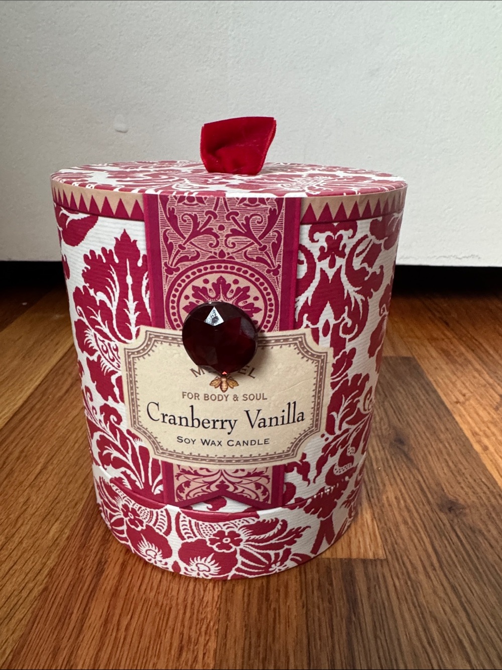 Michel For Body & Soul Cranberry Vanilla Soy Wax Candle